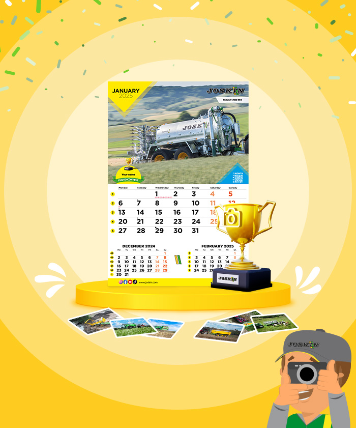 Your Photo in the JOSKIN 2025 Calendar!