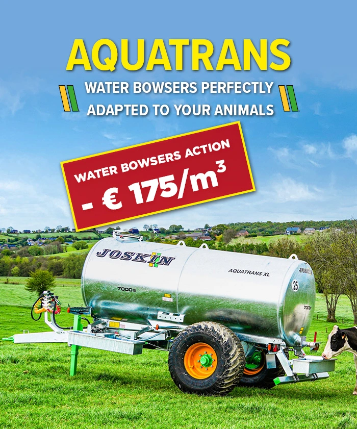 Choose the ideal water bowser for your animals!