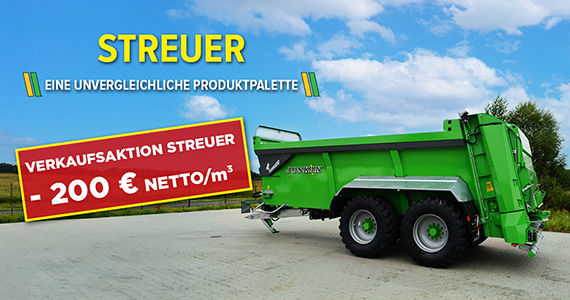 Streuen wird noch rentabler!