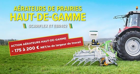 Trouvez le parfait aérateur pour vos prairies