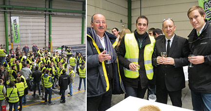 Die Junglandwirte aus dem Departement Cher besuchen den JOSKIN Produktionsstandort in Bourges